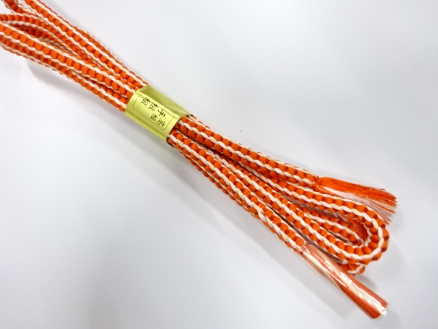 未使用品　正絹　手組帯締め